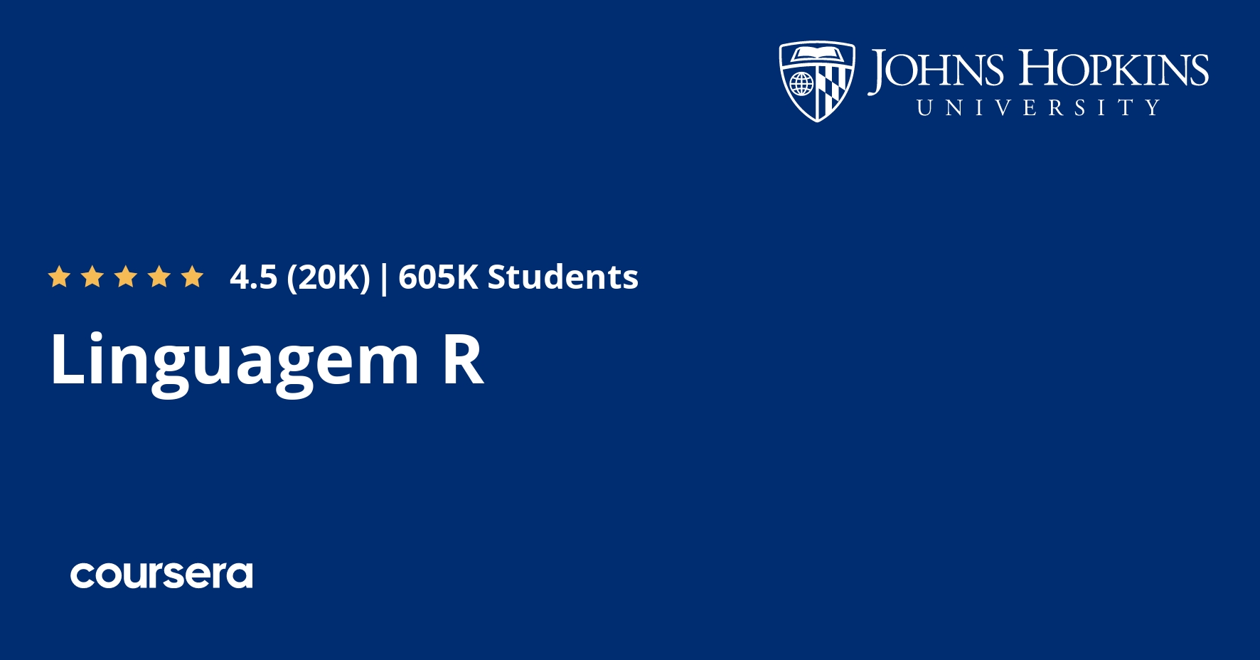 R Programming -Complete Certification Course from Johns Hopkins University