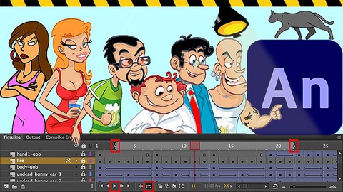 Adobe Animate CC ile Animasyon ve Çizgi Film Eğitimi