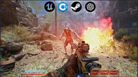 [100%OFF] C++ Unreal Engine + AI Tools: Idea to Steam Release Game Dev