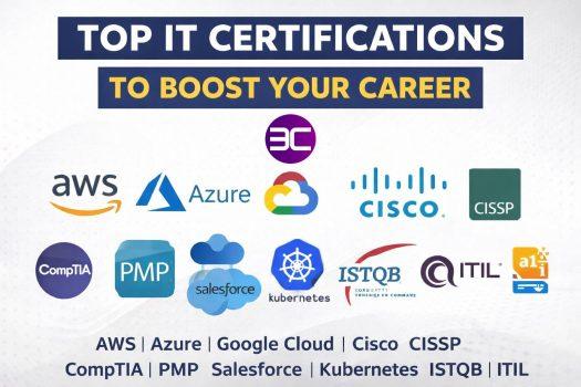 Top IT Certification Courses Online 2026 AWS Azure Cisco PMP Salesforce Kubernetes