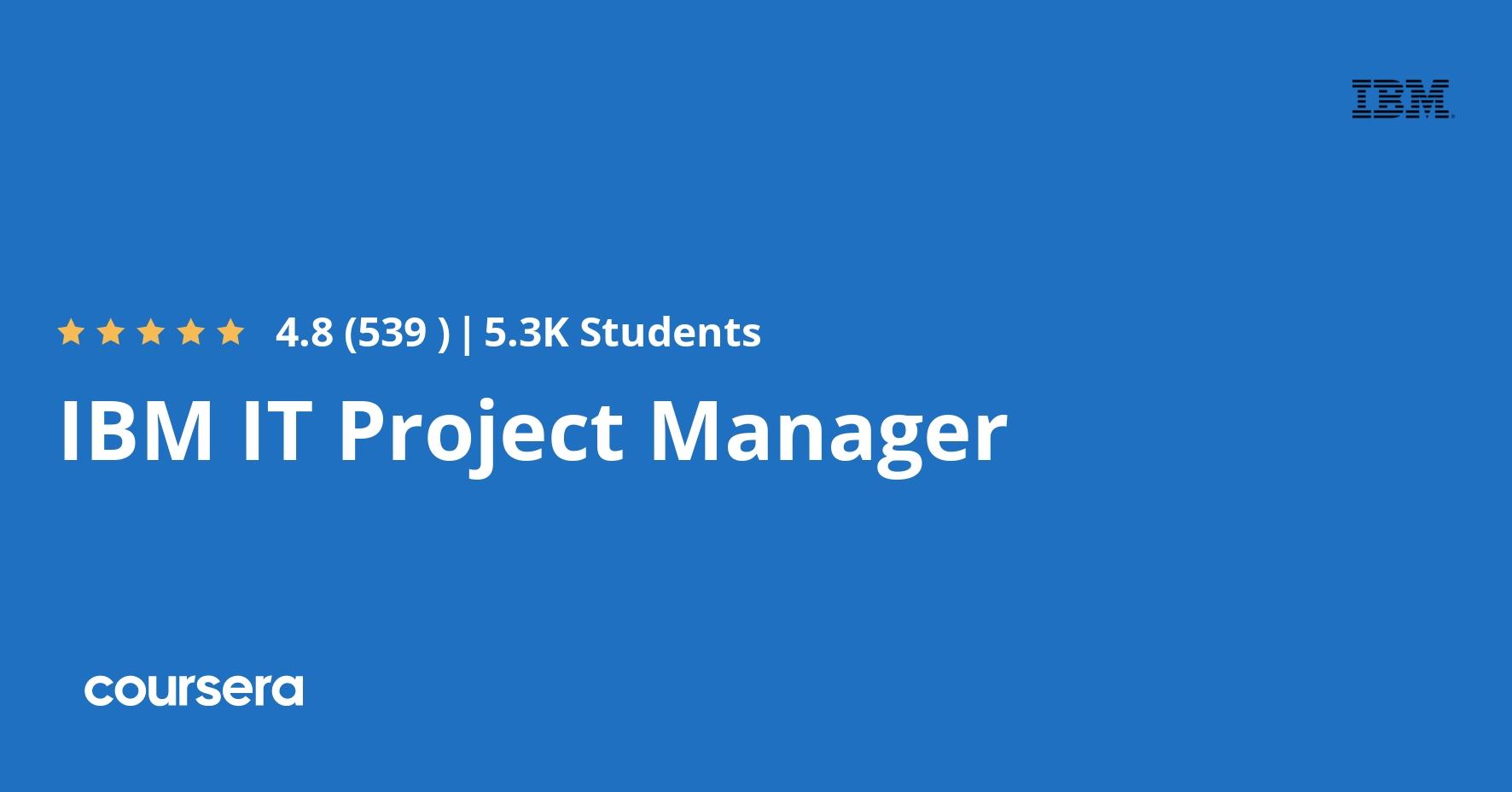 it-project-manager ibm
