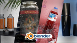 Packshot 3d com Blender