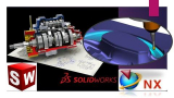 Solidworks CAD Basics & Siemens NX CAD CAM & Post Builder