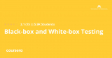 Black-box and White-box Testing