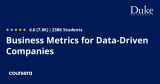 Business Metrics for Data-Driven Companies