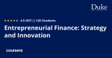 Entrepreneurial Finance: Strategy and Innovation Specialization