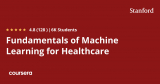 Fundamentals of Machine Learning for Healthcare