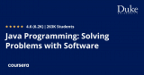 Java Programming: Solving Problems with Software
