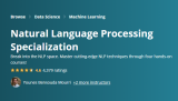 Natural Language Processing Specialization