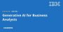 Generative AI for Business Analysts Specialization
